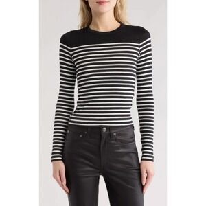 $150+ Rag & Bone Navy-inspired Breton Stripe Crew Neck Top Shirt/S